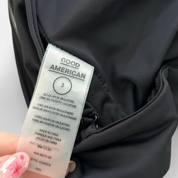 Good American Women's Sexy Twist Knotted Bandeau/Strap Bikini top large - Picture 5 of 5